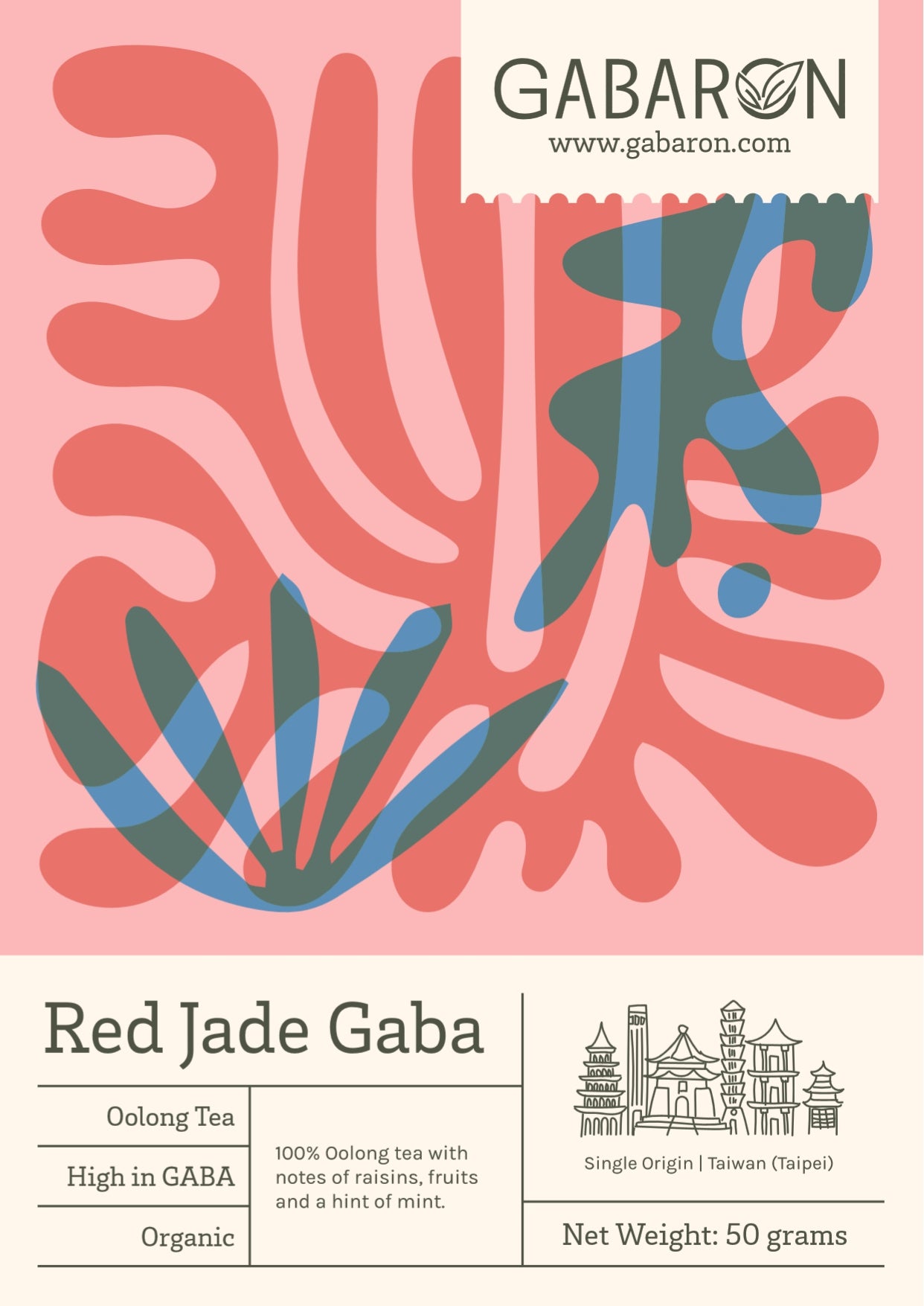RED JADE GABA - SUNSET RED